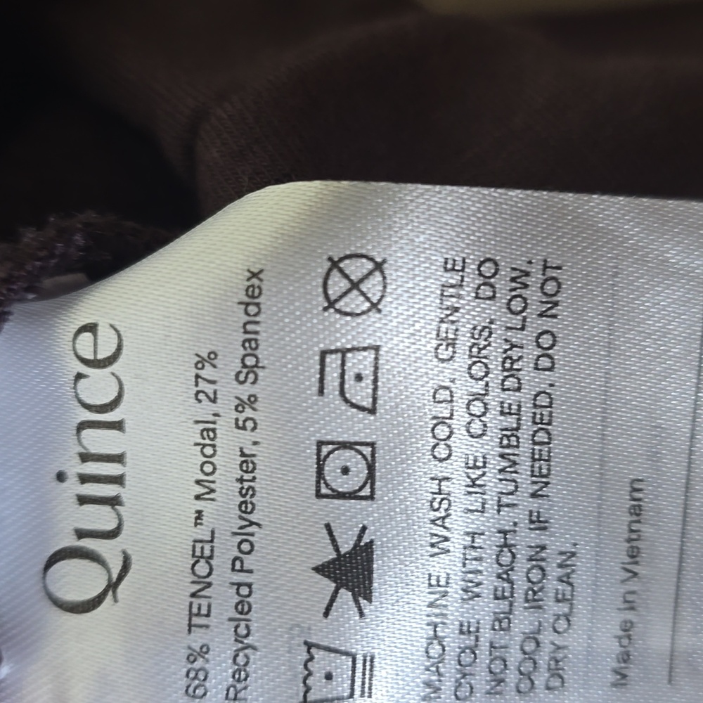 Quince Supersoft Fleece Hooded Pullover Sweatshirt In Dried Fig Size S Nwt. - Picture 5 of 6